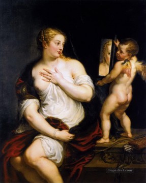 Pedro Pablo Rubens Painting - Venus en su baño Peter Paul Rubens